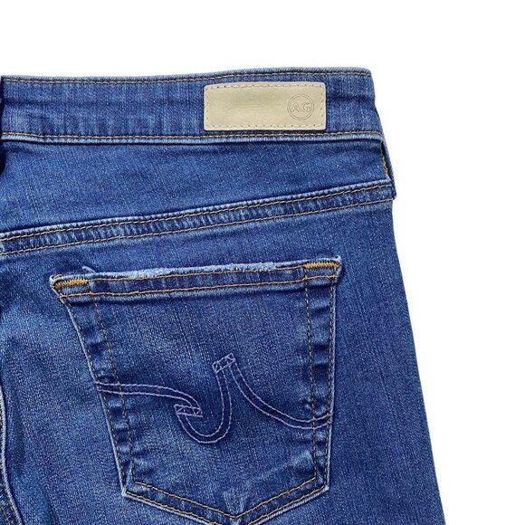 AG Adriano Goldschmied Jeans Women Sz 27R The Legging Ankle Super Skinny Ripped - Picture 13 of 16